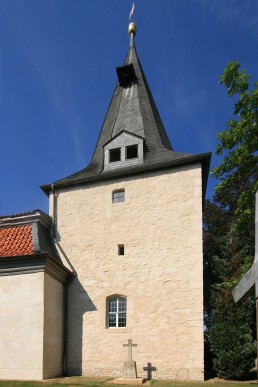 Ev.-luth. Kirche St. Moritz in Almstedt außen